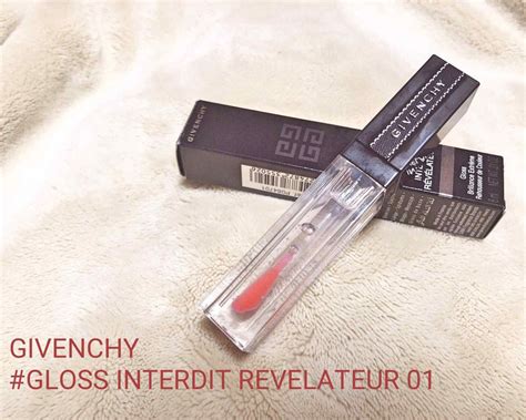 givenchy グロス|Givenchy lip gloss interdit.